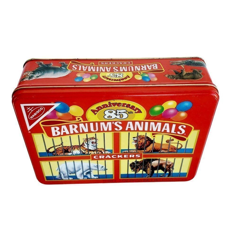 1987 Nabisco 85th Anniversary Barnum's Animal Crackers Tin Box - Picture 2 of 11